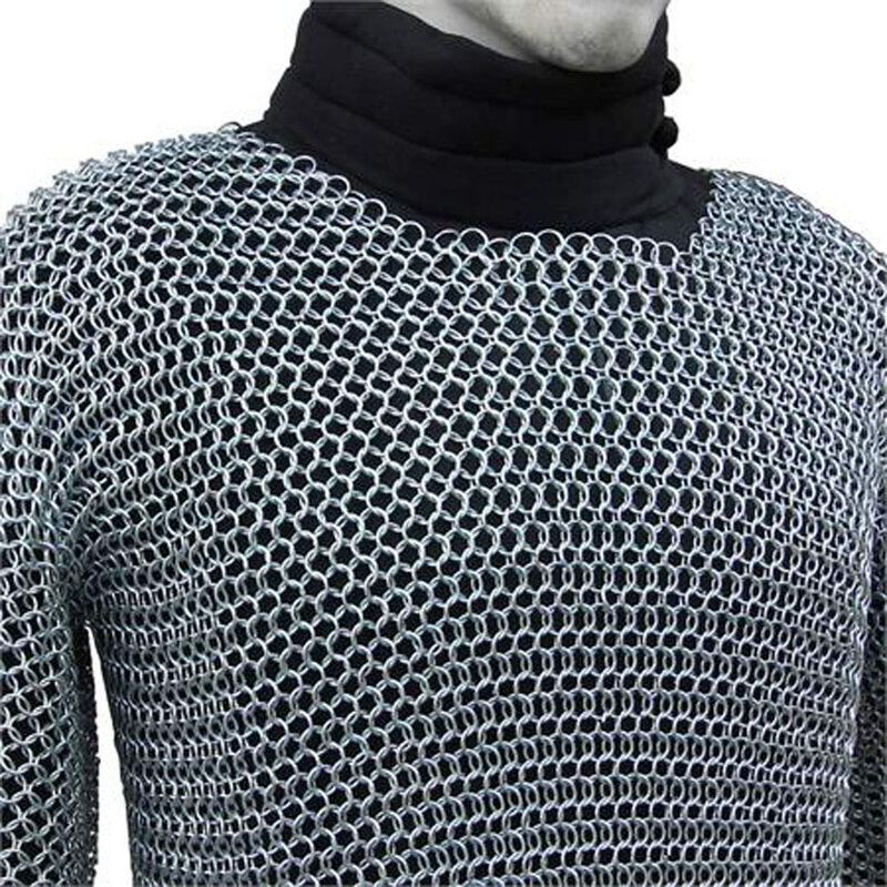 Camisa Cota de Malla Medieval con Cofia - Acaba... image number null