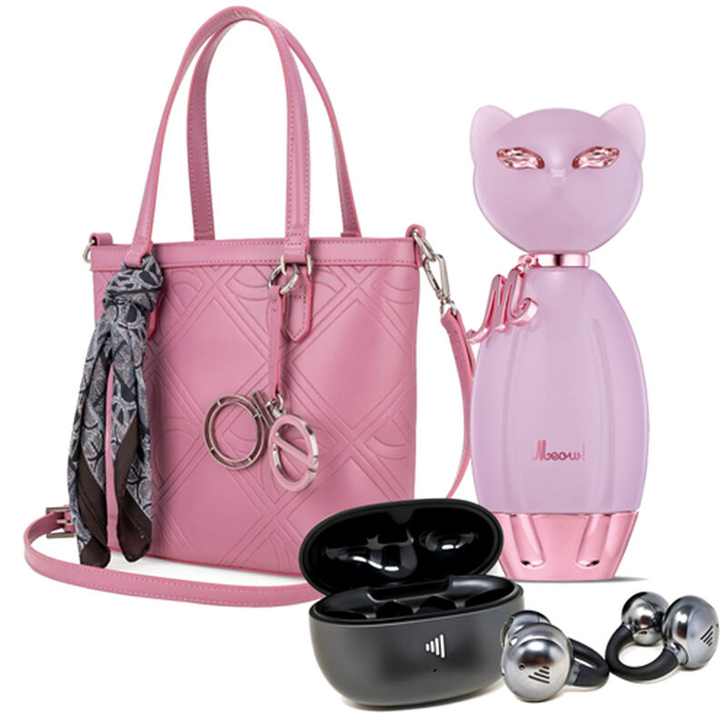 Kit Bolsa Cloe Rosa + Perfume Meow Katy Perry +... image number null