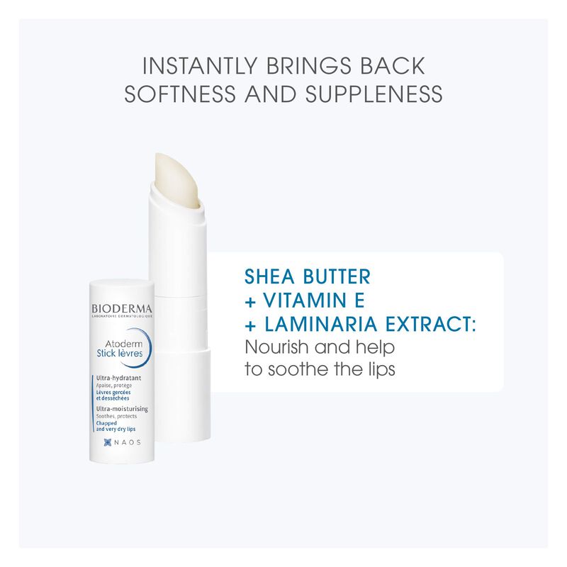 L&aacute;piz Labial Bioderma Atoderm Hidratante, Suavi... image number null