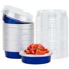 Molde para Tartas Beasea, Paquete de 50, 12cm con Tapas, 8 oz