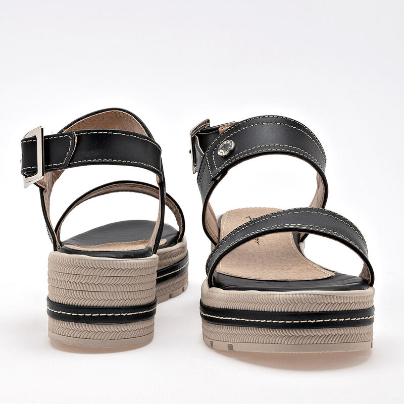 Been Class Sandalia para mujer negro image number null