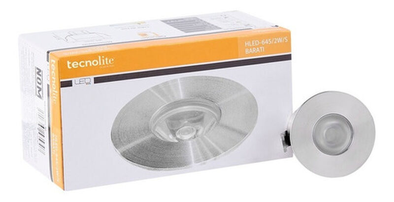 Lampara Empotrado Led Satinado 2w Luz Suave Cál... image number null