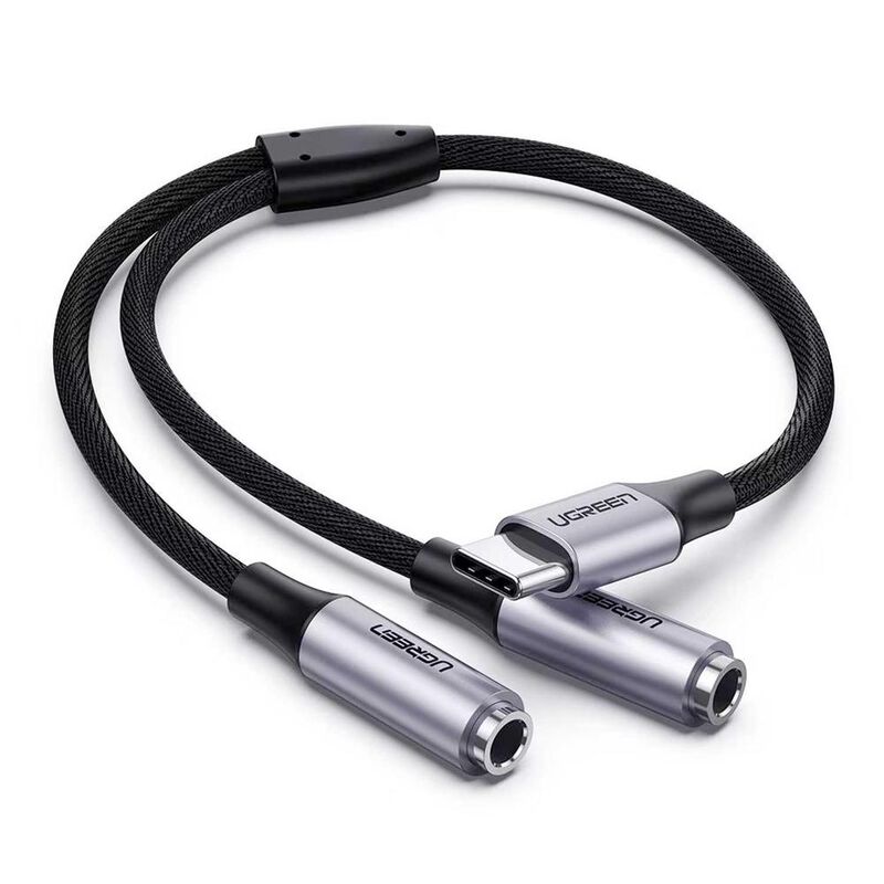 Cable de Audio UGREEN USB-C a doble 3.5mm Hembr... image number null