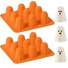 Molde De Chocolate Uprid De 9 Cavidades Con Forma De Fantasma &ndash; Pack De 2