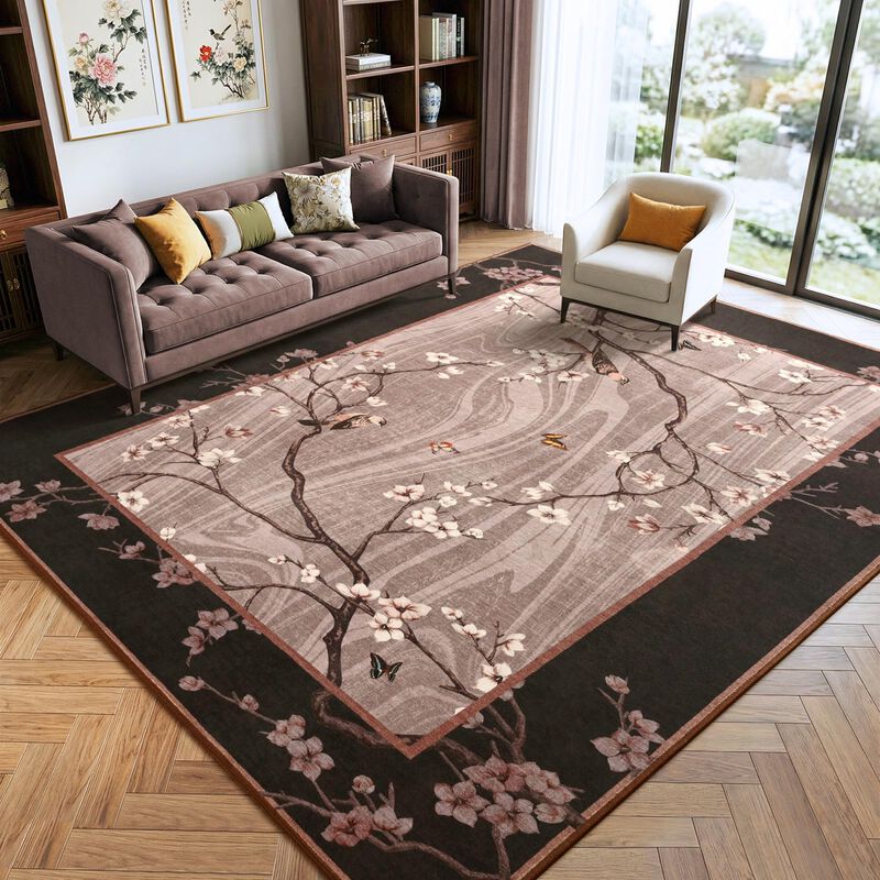 Alfombra Opreine 244 cm &times; 152 cm Estampado Flor... image number null