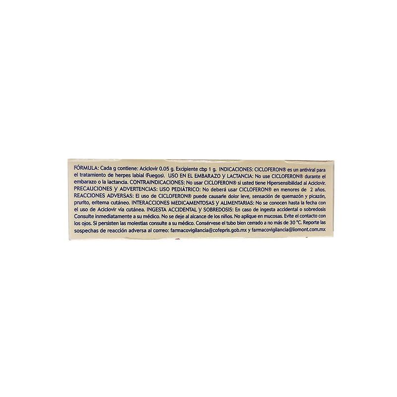 Cicloferon Color Piel 0.05 G 2 Gramos image number null