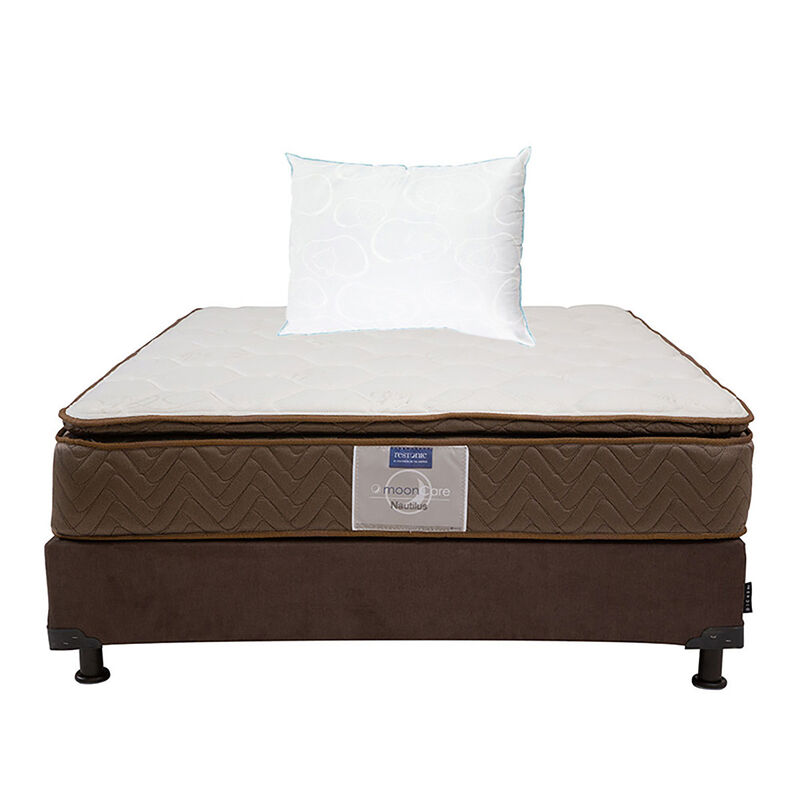 Colch&oacute;n Matrimonial Restonic Nautilus + Box Dic... image number null