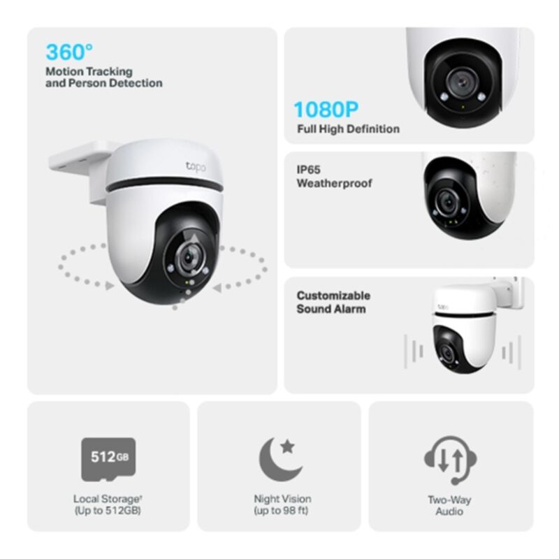 C&aacute;mara de Seguridad WiFi TP-Link Tapo C500 Exte... image number null