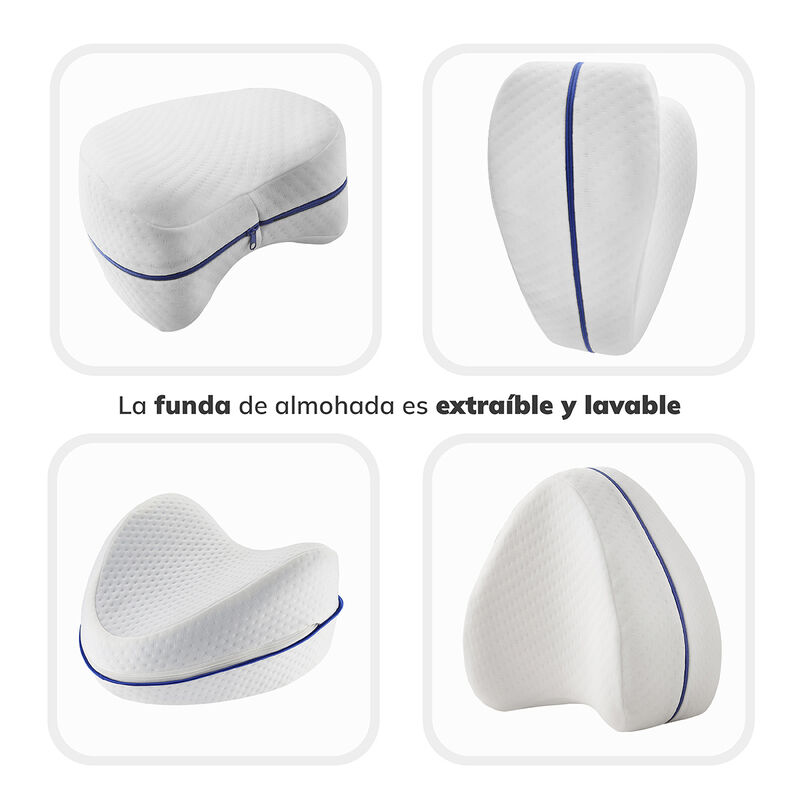 Almohada Ergonómica Memory Foam  para Piernas, ... image number null