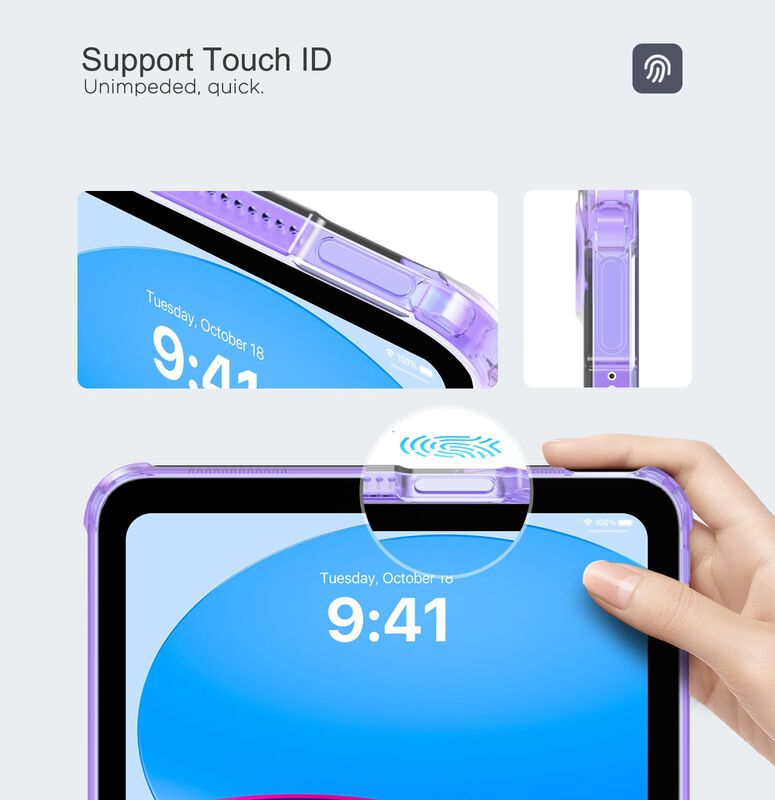 Funda Para Tableta Moko Clear Para Ipad 11.&ordf; Ge... image number null