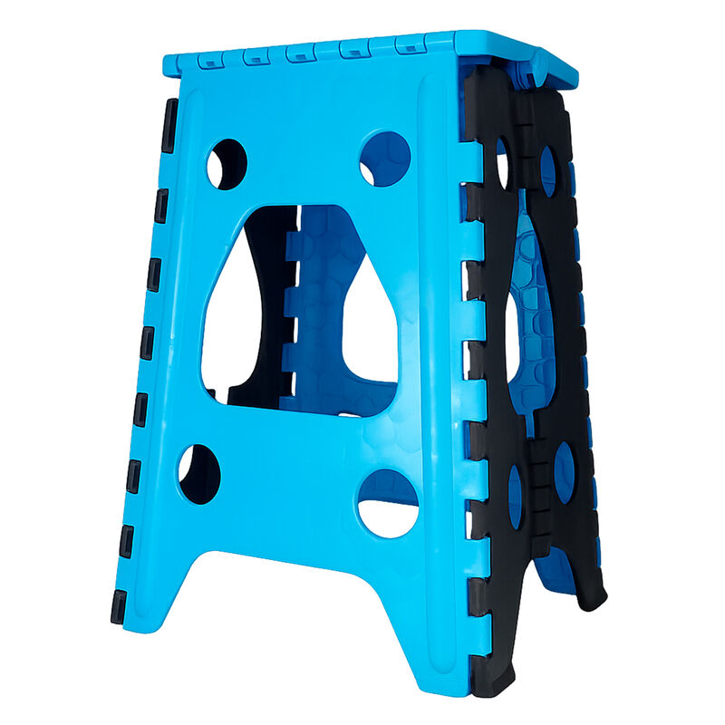 Banco plegable Negro/Azul Cielo image number null