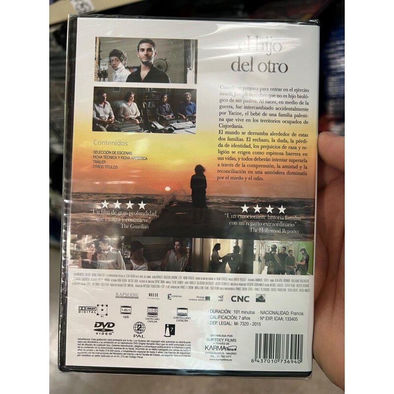 El Hijo Del Otro  (dvd) 2012 Le Fils De L'autre image number null