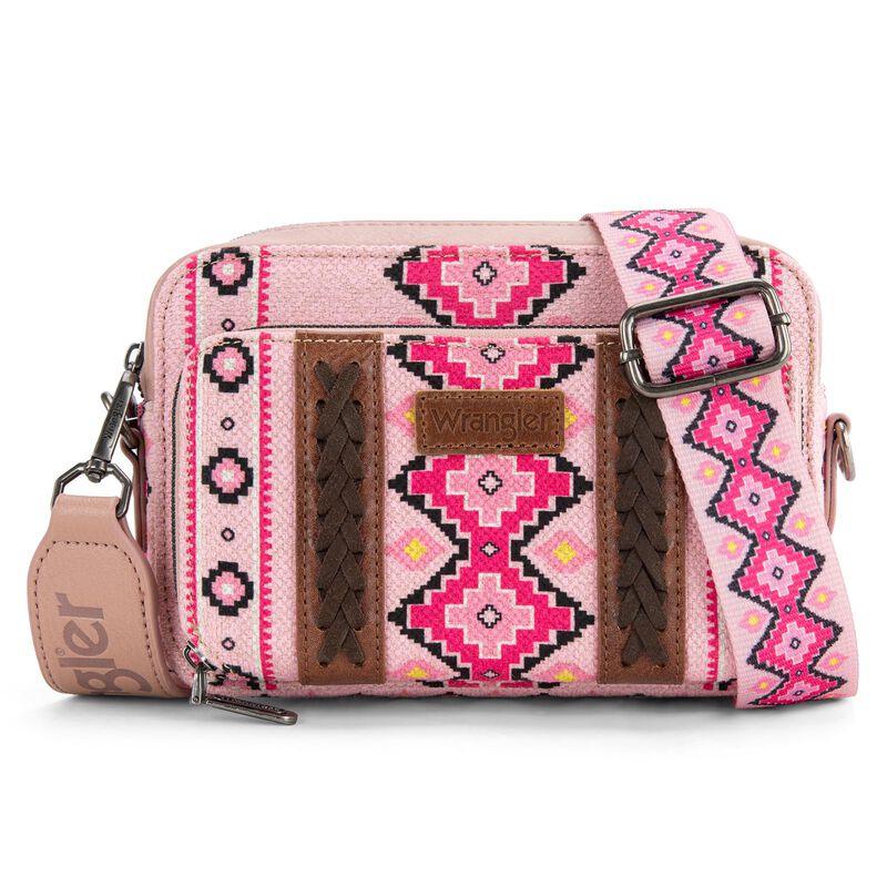Bandolera Montana West Wrangler Boho Aztec Pink... image number null