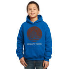 Sudadera Con Capucha Word Art Para Ni&ntilde;o - Occupy Mars - Azul Rey