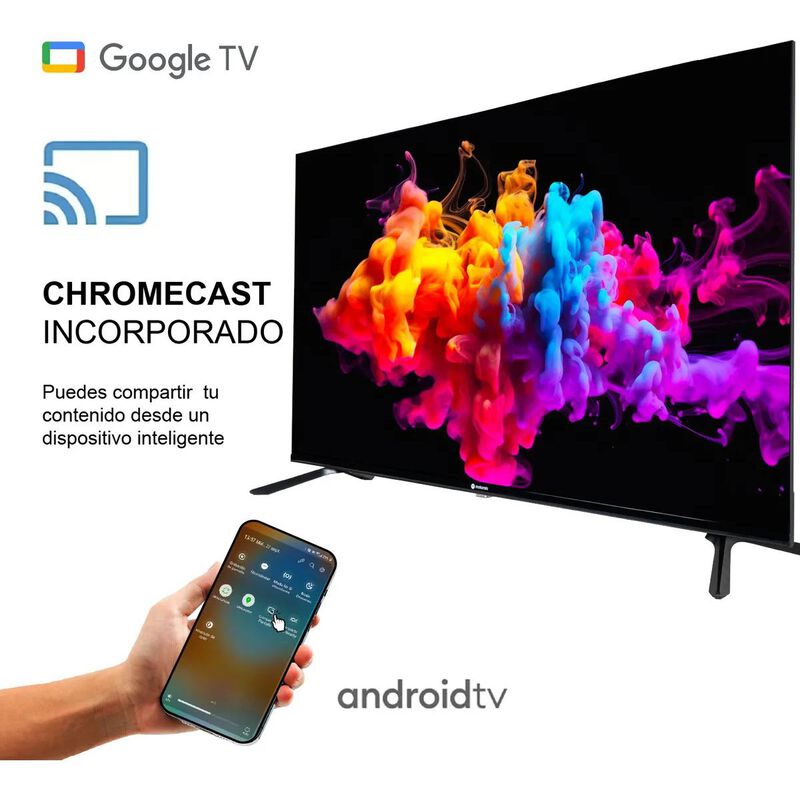 Motorola Smart Tv 50" 4k Qled Google Tv 5.0 - P... image number null