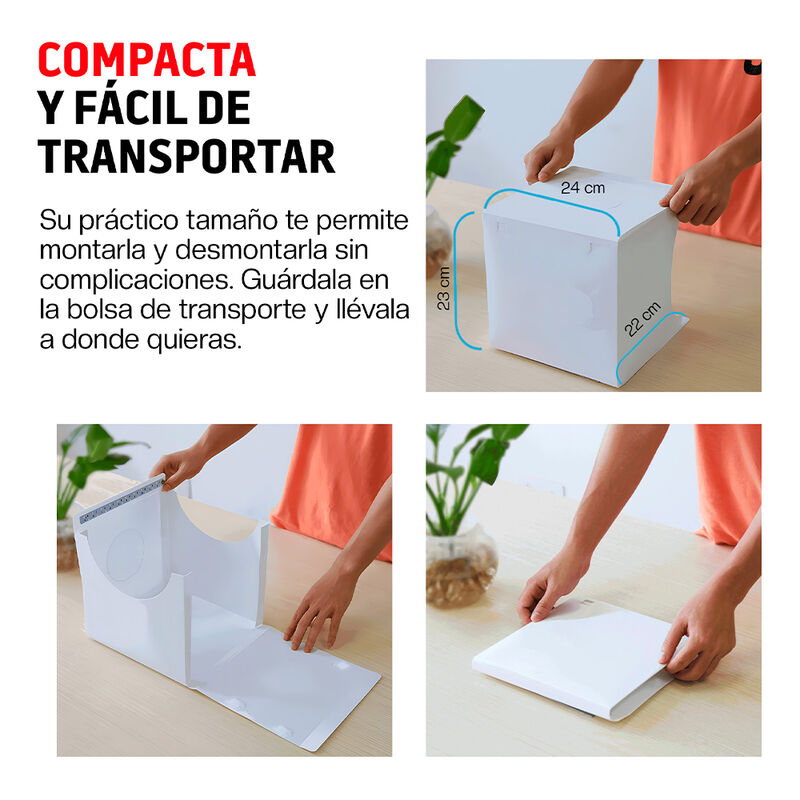 Caja de Luz para Fotograf&iacute;a Semiprofesional 6 f... image number null