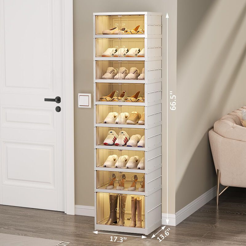 Estante Para Zapatos Syncvibe De 9 Niveles 44 c... image number null