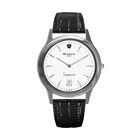 Reloj Nivada Superslim Cab.Ac/Piel Cal.Al 6 Blanco &Iacute;ndice