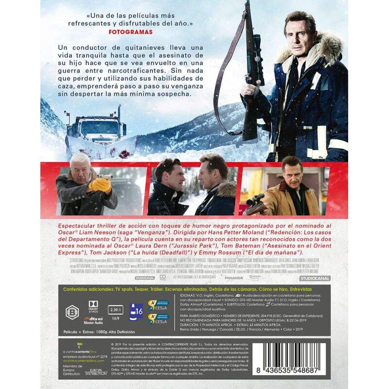 Venganza Bajo Cero [Blu-ray] image number null