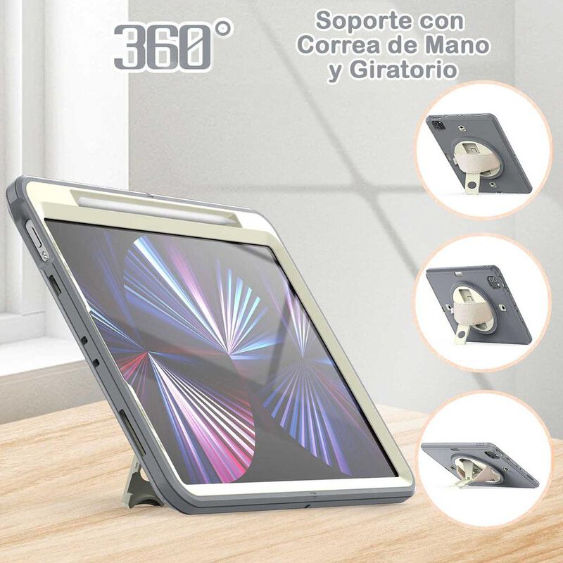 Funda TEKKU Handstrap para iPad Air 5 Air 4 Pro... image number null