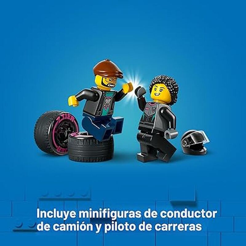 Lego City Auto De Carreras Y Cami&oacute;n De Transpor... image number null