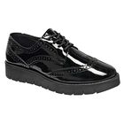 Coqueta Zapato Escolar Para Mujer Negro Charol Cod 102367-2