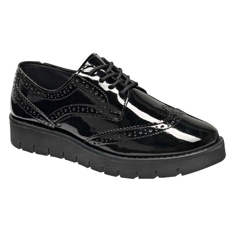 Coqueta Zapato Escolar Para Mujer Negro Charol ... image number null