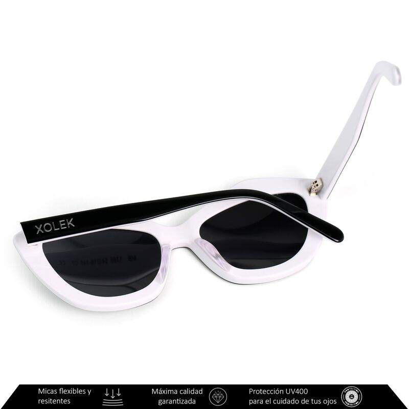 Lentes De Sol Xolek 110 Moda Acetato Retro Uv P... image number null