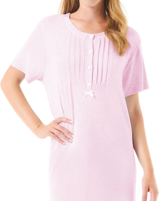 Camis&oacute;n Corto Lorzas M/C Rosa image number null