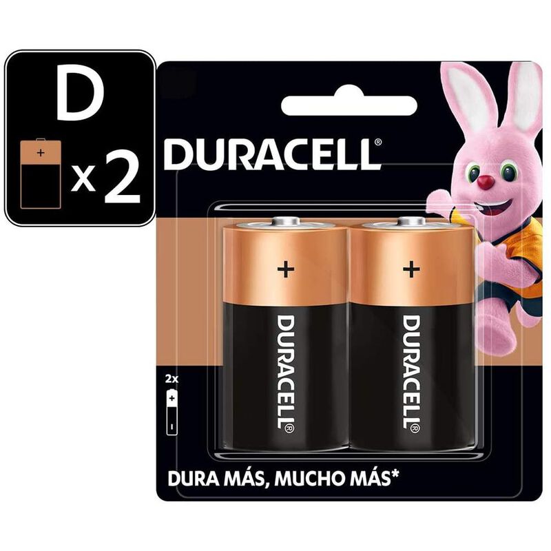 Pila Duracell Alcalina D Con 2 1.5v Mn1300b2 image number null