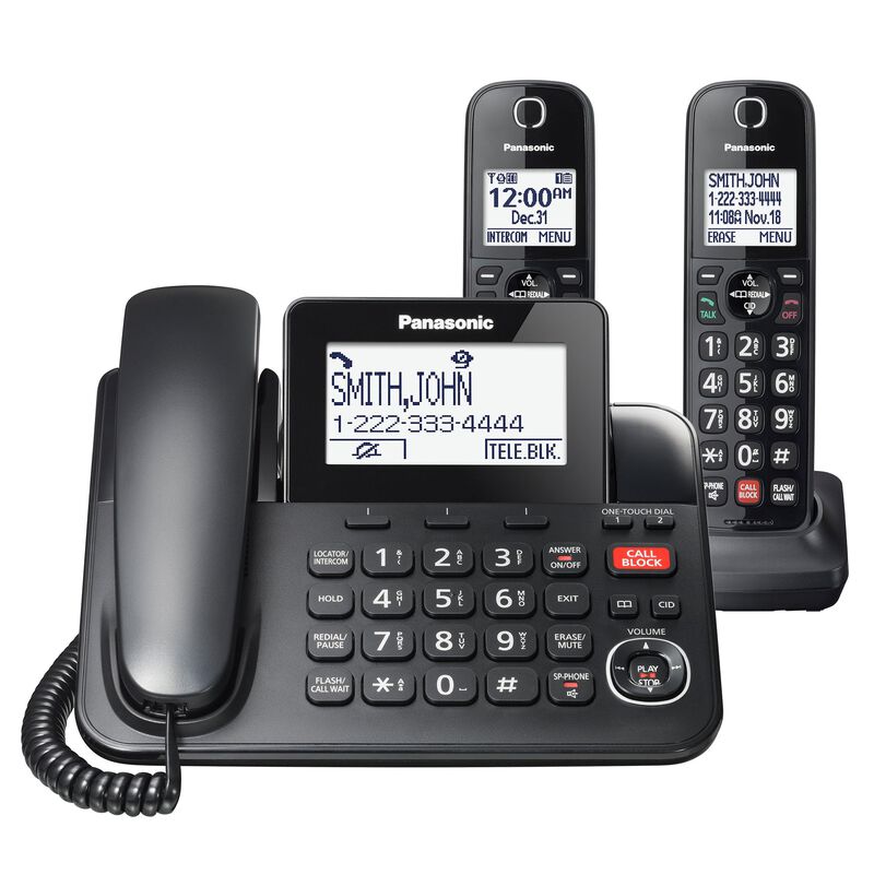 Tel&eacute;fono Panasonic Kx-tgf852b Con Cable/inal&aacute;mb... image number null
