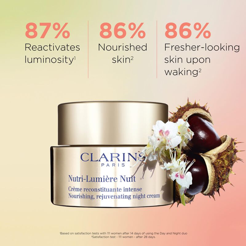 Crema De Noche Clarins Nutri-lumi&egrave;re Hidratante... image number null