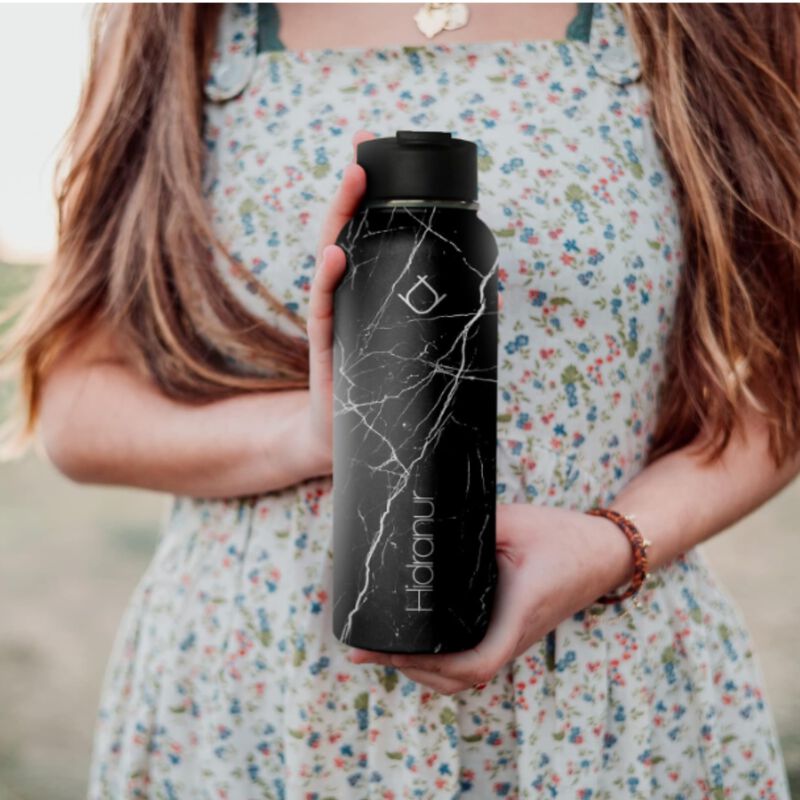 Termo de Acero Inoxidable con 3 Tapas Herm&eacute;tica... image number null