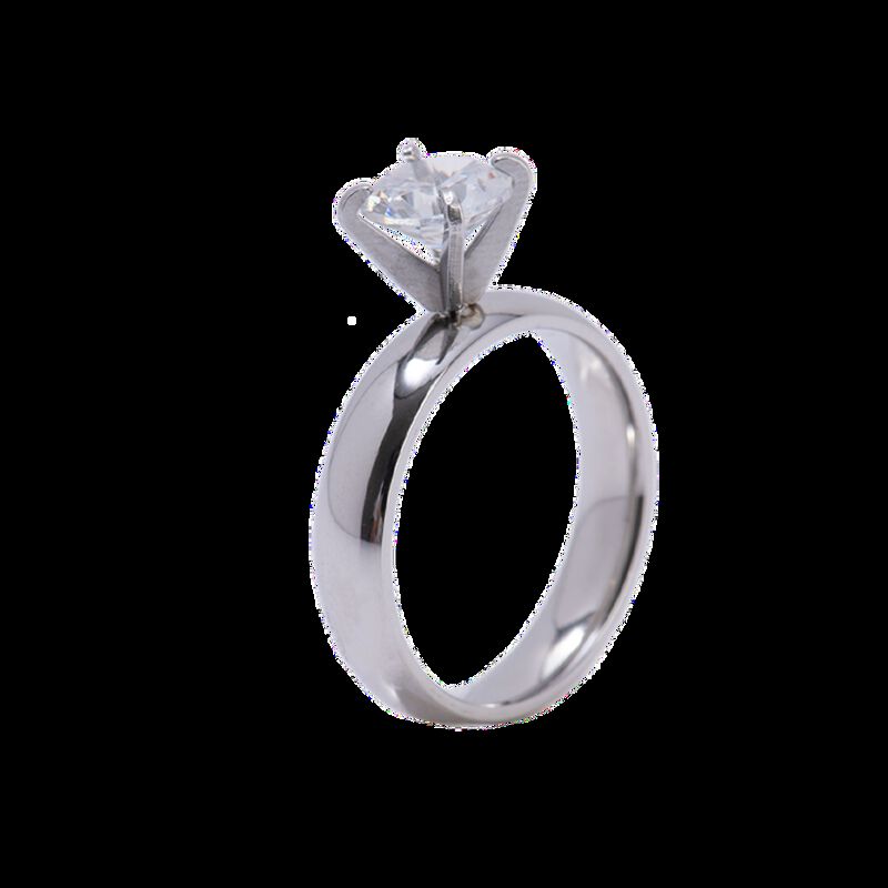 Anillos De Compromiso Mujer Boda Zirconia C&uacute;bic... image number null