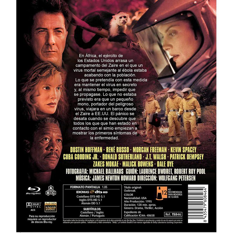 Estallido [blu-ray] (1995) Outbreak image number null