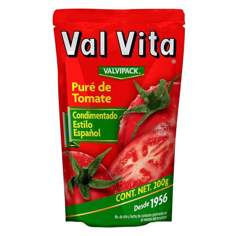 Pure De Tomate Valvita 200g image number null