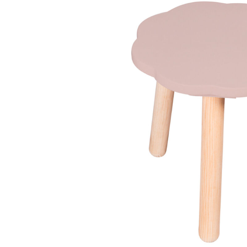 Banquito de Madera para Ni&ntilde;os- Nube - Rosa image number null