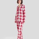 Pijama de Cuadros Rojos Rojo