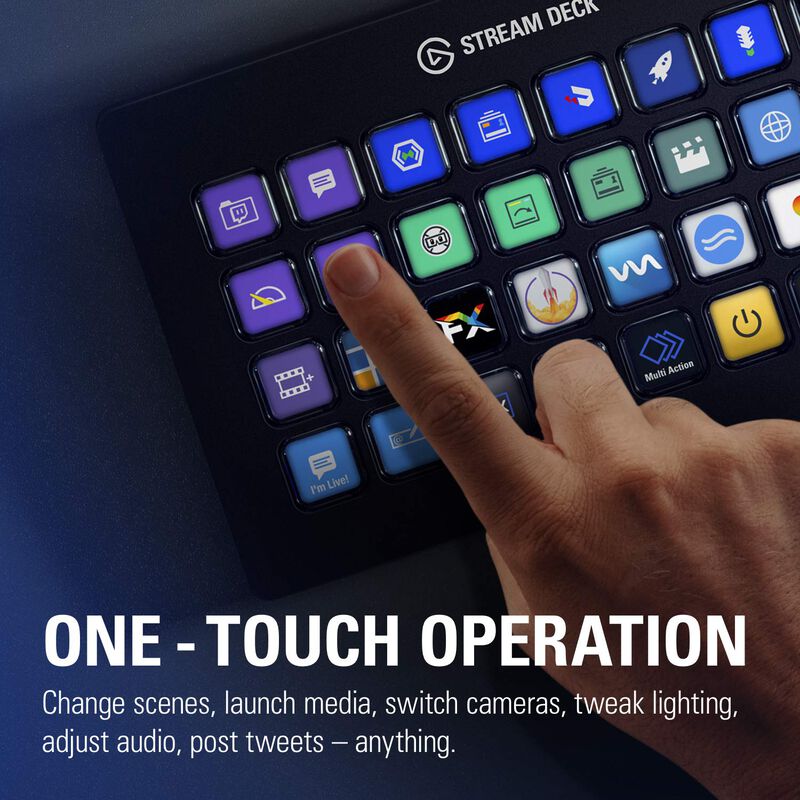 Controlador De Estudio Elgato Stream Deck Xl 32... image number null