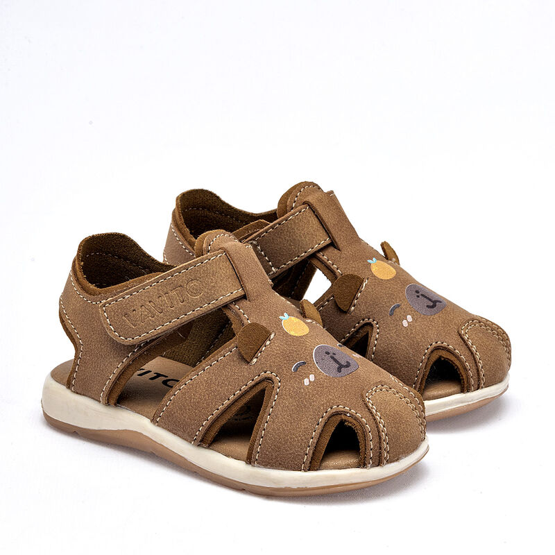 Vavito sandalia para beb&eacute; camel cod 140941-B image number null