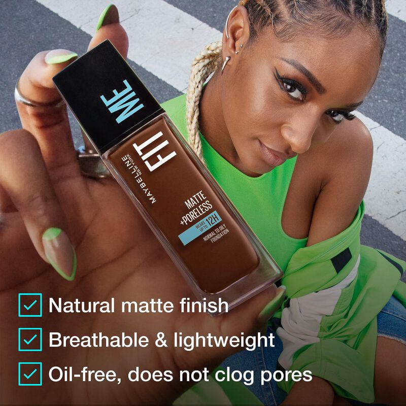 Base De Maquillaje Maybelline Fit Me Matte+ Por... image number null
