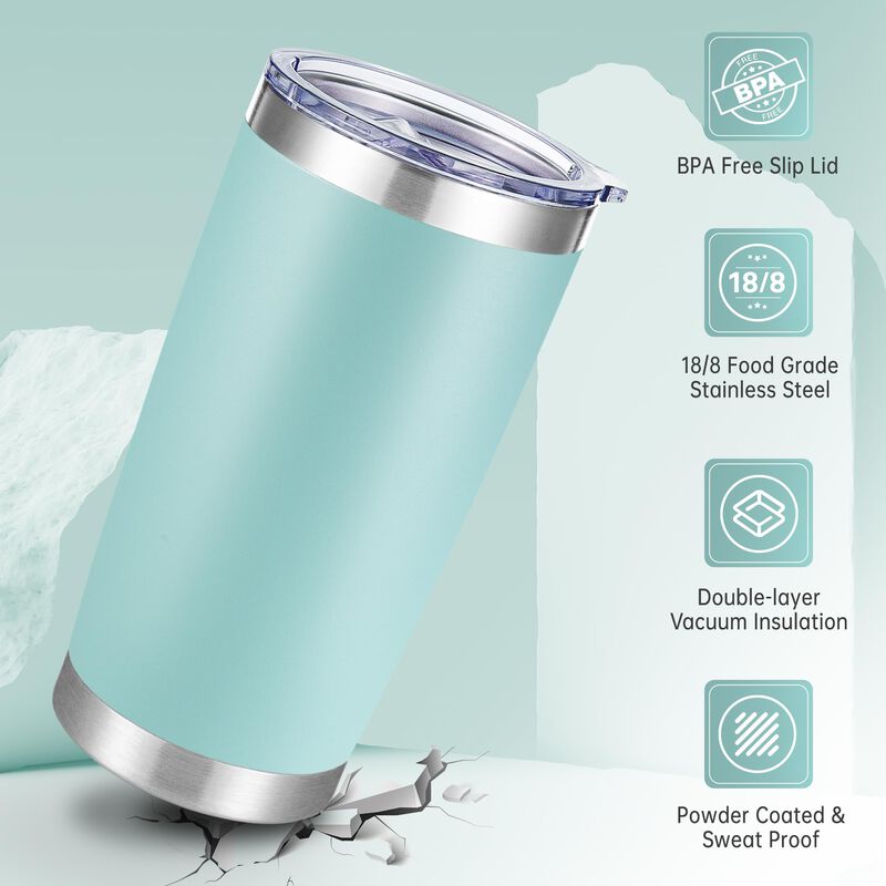 Vaso T&eacute;rmico Cool Yoleb 591 ml Acero Inoxidable... image number null
