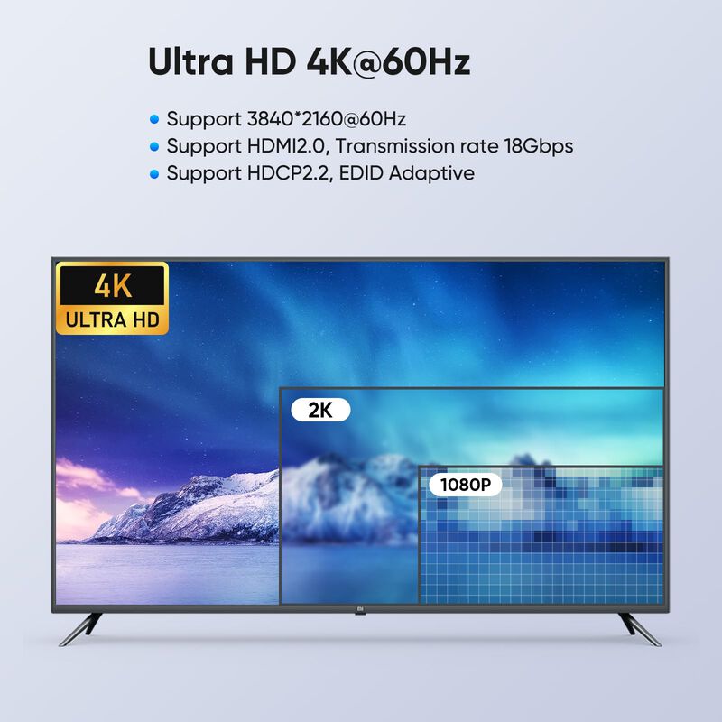Conmutador Kvm Greathtek Usb 3.0 Hdmi 4k @60hz ... image number null