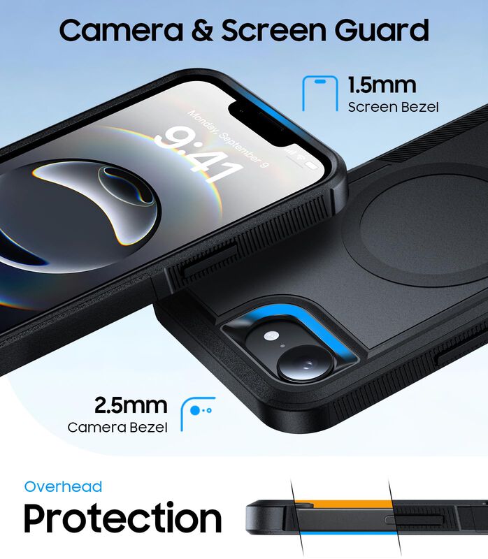 Funda Magn&eacute;tica Deviselove Para iPhone 17e Negr... image number null