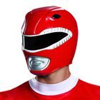 Casco De Disfraz Disguise Red Ranger, Talla Adulto Para Hombre