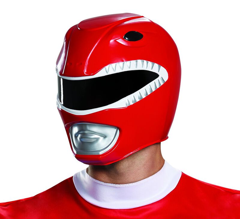 Casco De Disfraz Disguise Red Ranger, Talla Adu... image number null