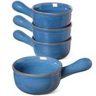 Tazones de Sopa Le Tauci 425 ml, Azul Ceylon - Pack de 4
