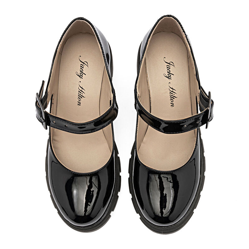 Jacky Hilton Zapato Escolar Negro Para Mujer 14... image number null