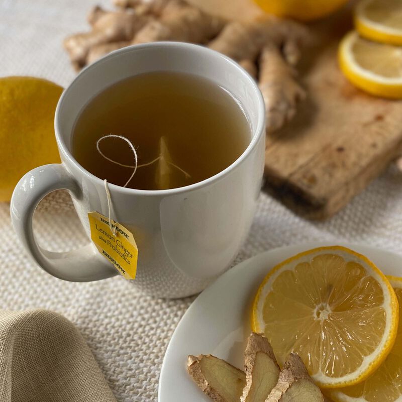 T&eacute; De Hierbas Bigelow Lim&oacute;n Jengibre Con Probi&oacute;... image number null
