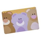 Mantel Individual Lavable Amigos Osos 28x44cm Chocolate Concor